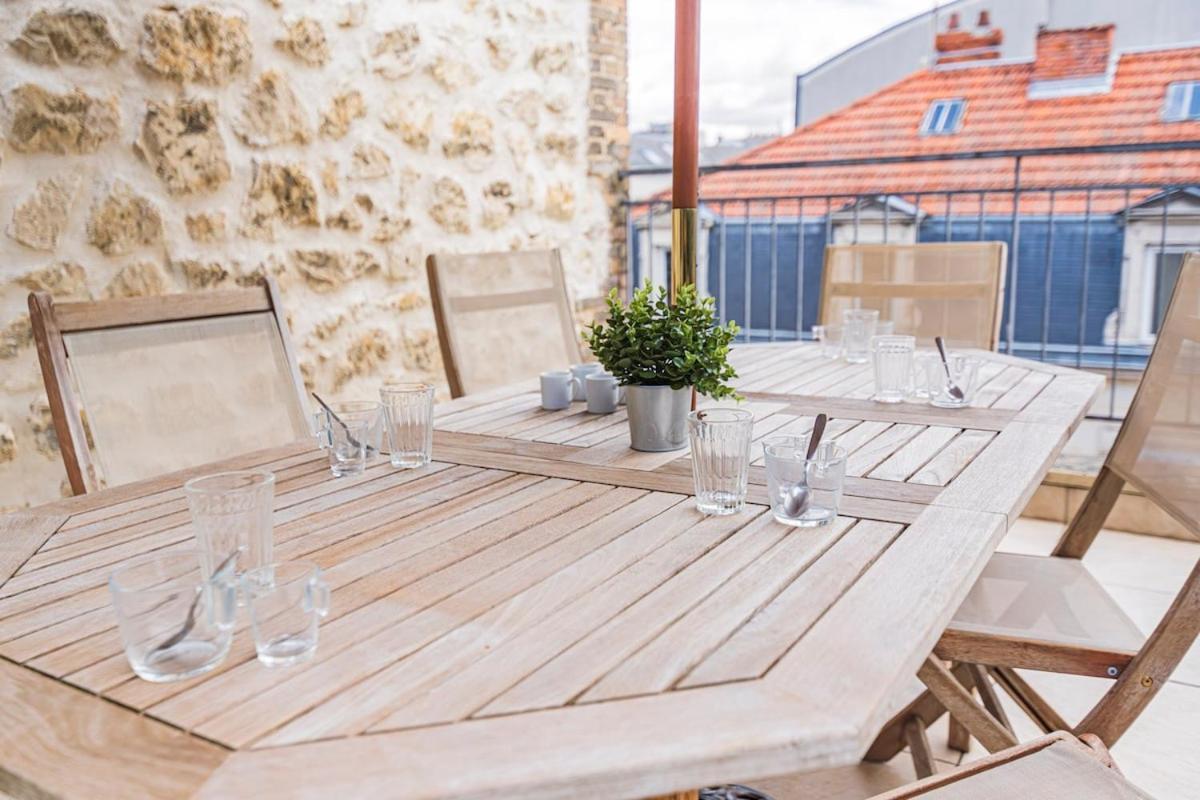 Bar A Bulles - Ancien Comptoir Transforme Villa Reims Luaran gambar