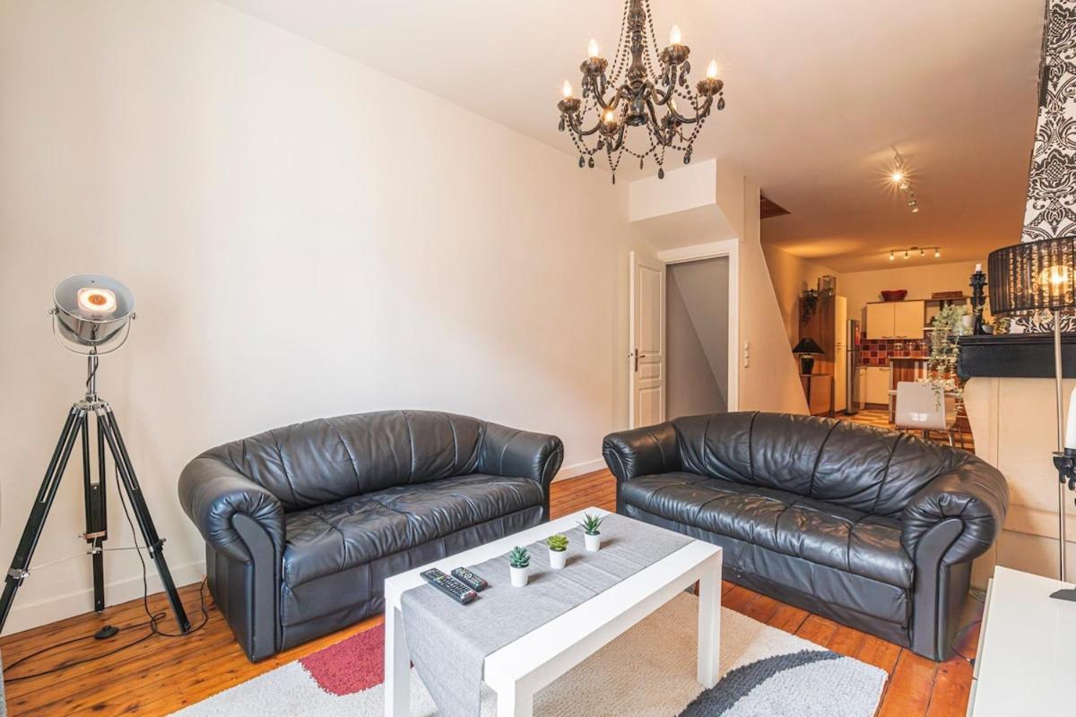Bar A Bulles - Ancien Comptoir Transforme Villa Reims Luaran gambar